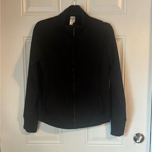 Sleek Black Women's Bomber Jacket